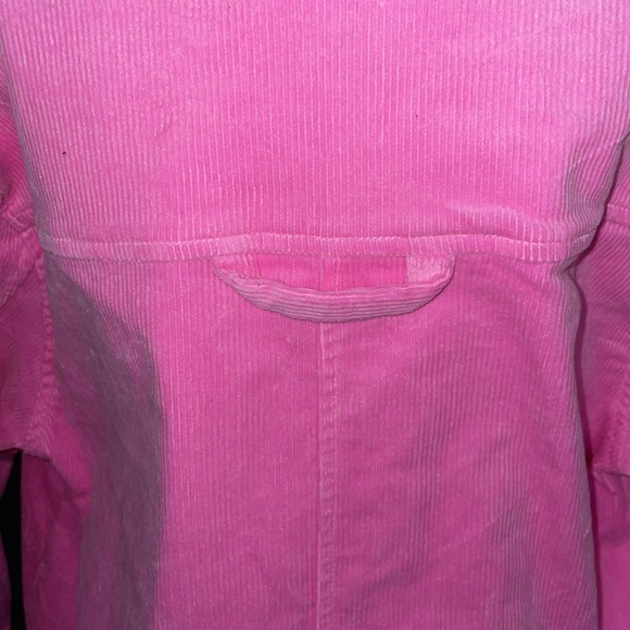 NWT.  Women’s Pink Corduroy Button down shirt.  Size 34. - Picture 5 of 9